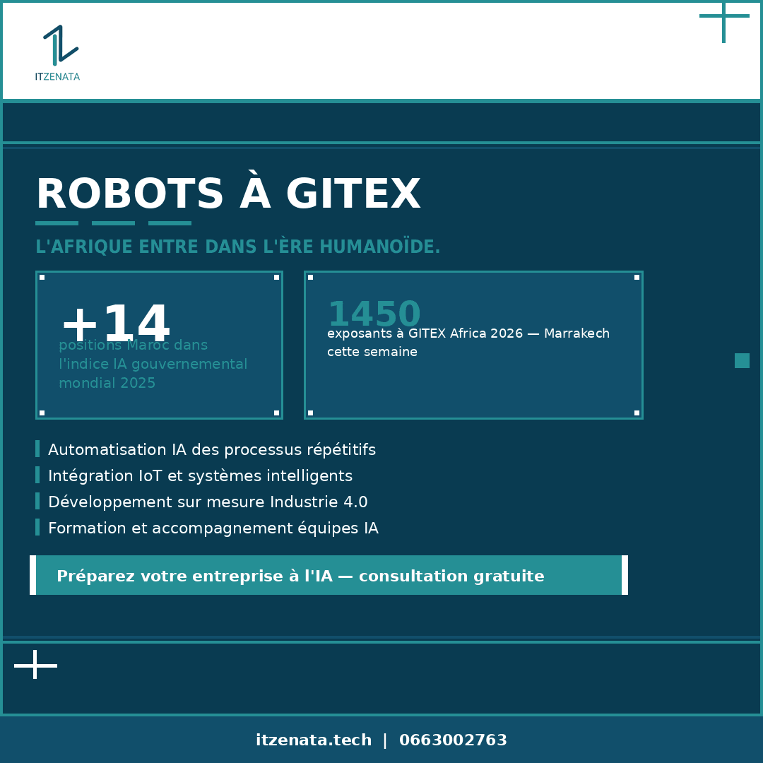 Robots humanoïdes à GITEX Africa 2026 : l'Afrique entre dans l'ère de l'automatisation IA