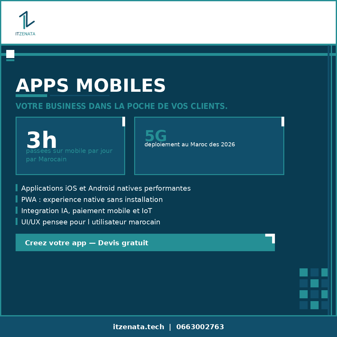 5G, MarocPay et apps mobiles : pourquoi 2026 est l'année du pivot mobile