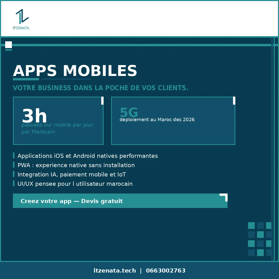5G, MarocPay et apps mobiles : pourquoi 2026 est l'année du pivot mobile