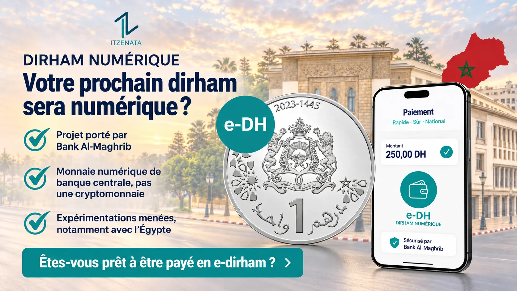 E-dirham : ce que la monnaie numérique va changer pour les entreprises marocaines